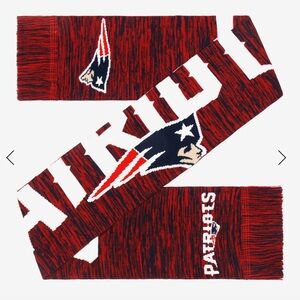 NFL New England Patriots Red and Blue Scarf NWT